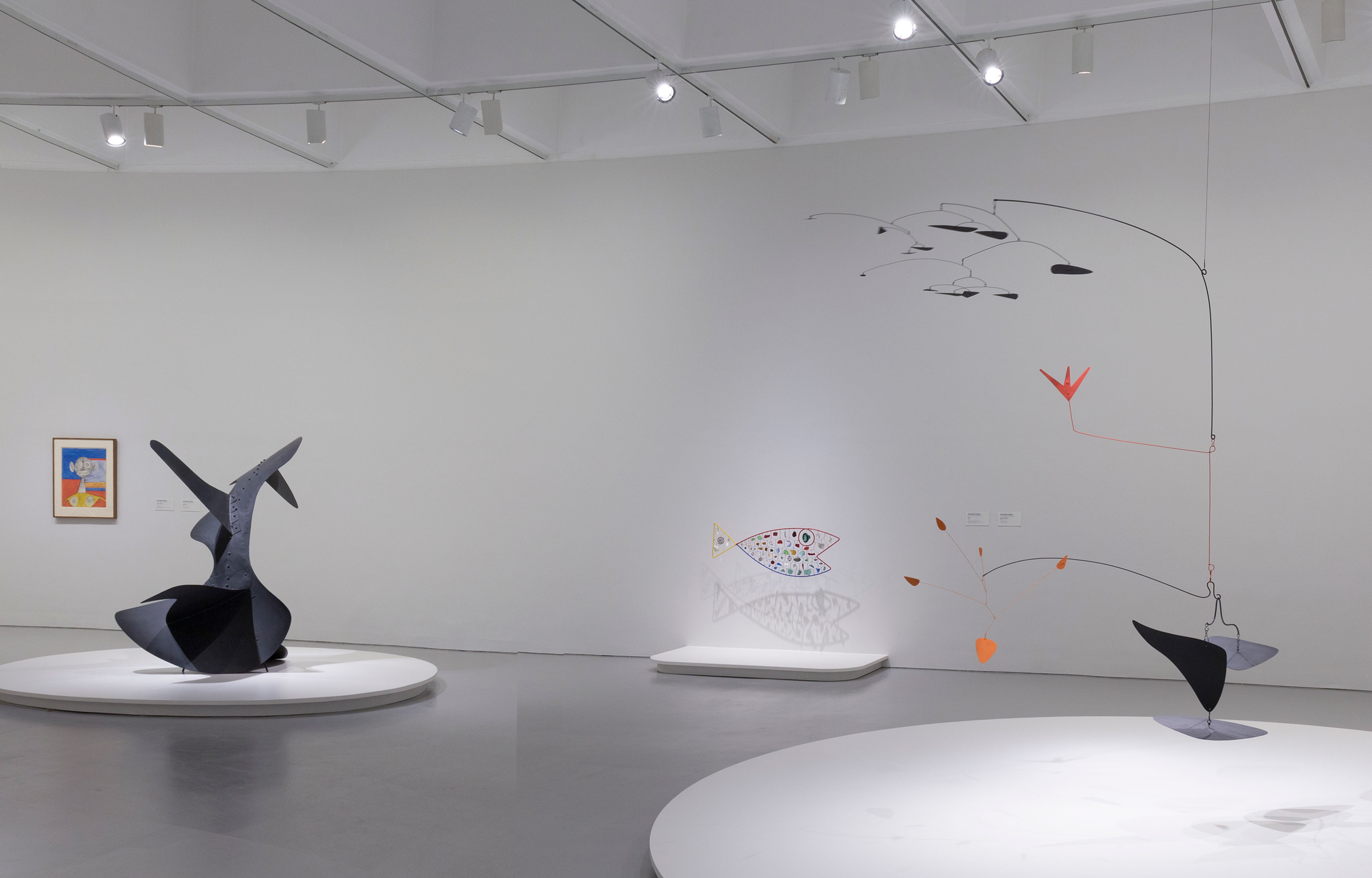 Installation view of Marvelous Objects: Surrealist Sculpture from Paris to New York