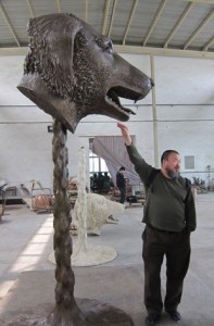 Ai Weiwei Zodiac Dog Head