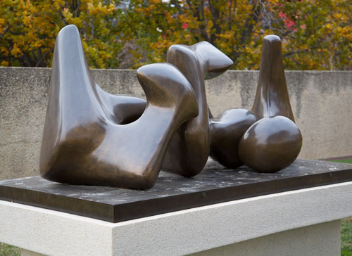 Henry Moore, "Three-Way Piece No. 3: Vertebrae (Working Model)," 1968, cast early 1969