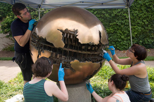 Conservation of Arnaldo Pomodoro’s "Sphere No. 6 (Sphere within a Sphere)," 1963-1965