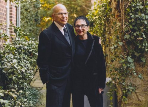 Aaron and Barbara Levine at their home in Washington, D.C. Photo by Eli Meir Kaplan