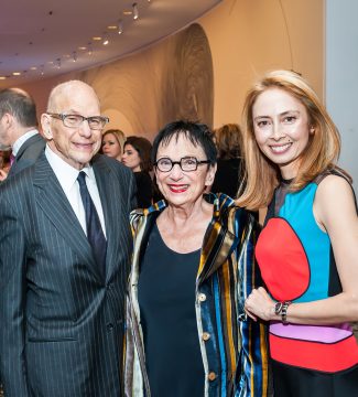 Aaron and Barbara Levine with Hirshhorn Director Melissa Chiu at the Spring Gala, May 6, 2017. Photo © Tony Powell, 2017