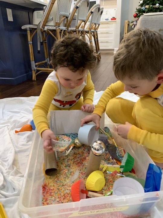 Rainbow Rice Sensory Play - Hirshhorn Museum and Sculpture Garden