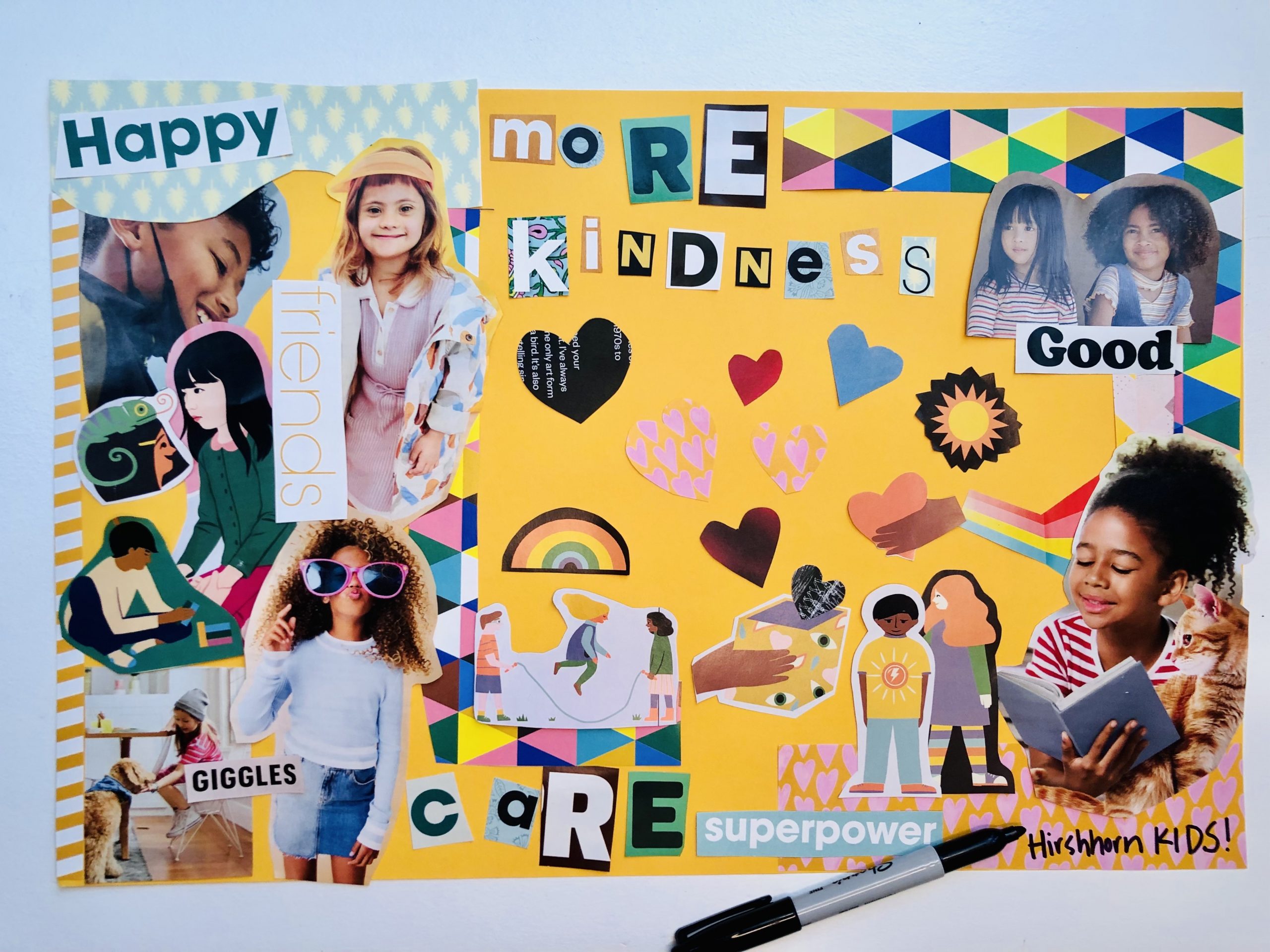 Magazine Collage Ideas for Kids - Arts and Bricks